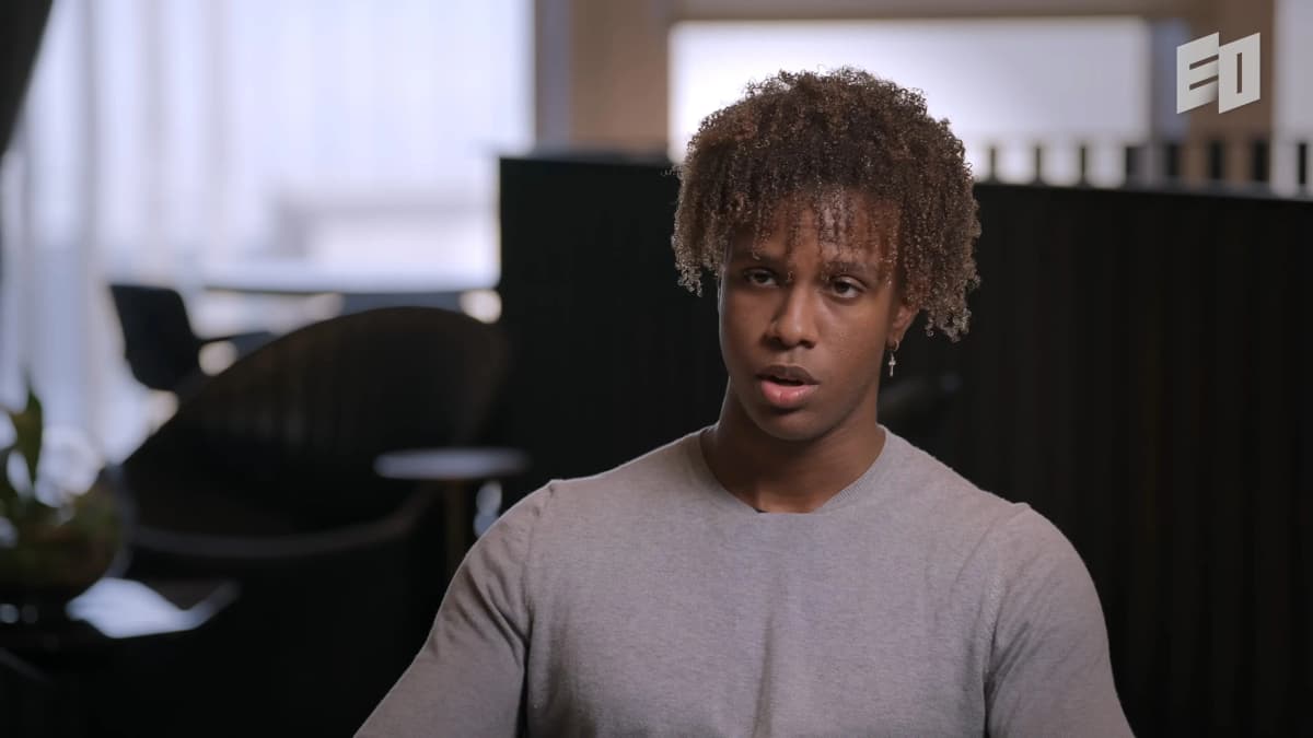 Nathaneo Johnson during the interview