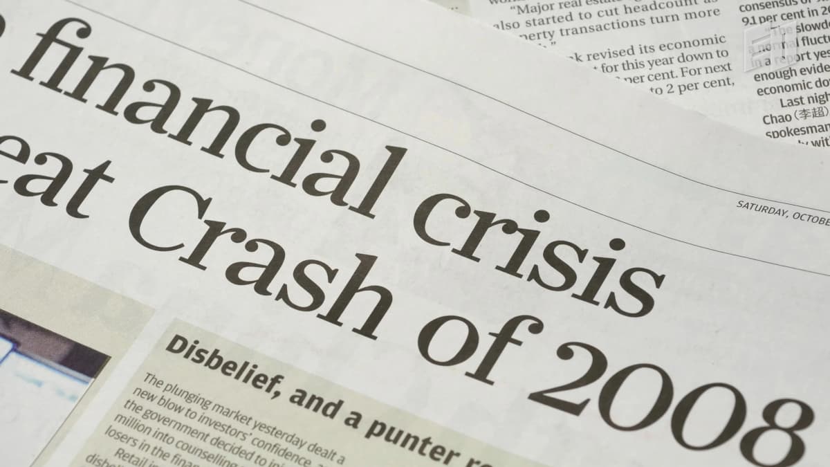 Headlines from the 2008 financial crisis