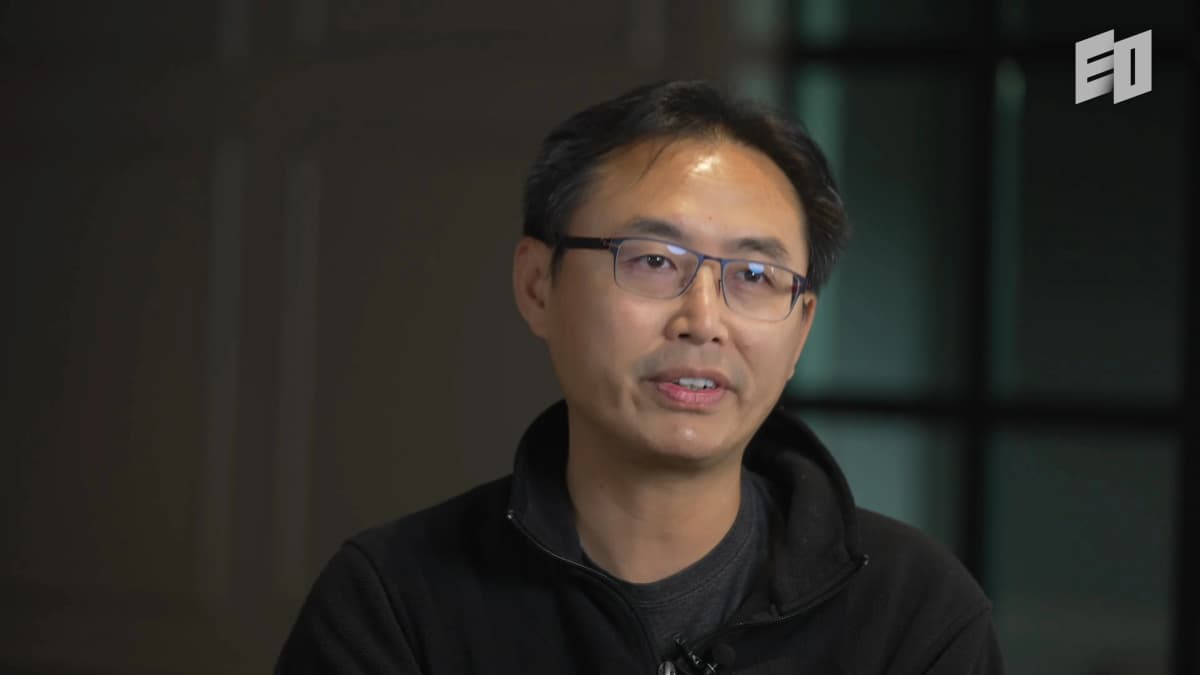 Aaron Lee during the interview