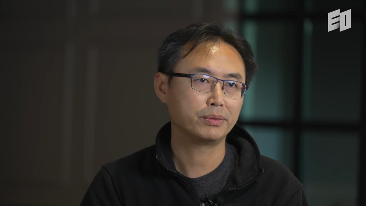 Aaron Lee during the interview