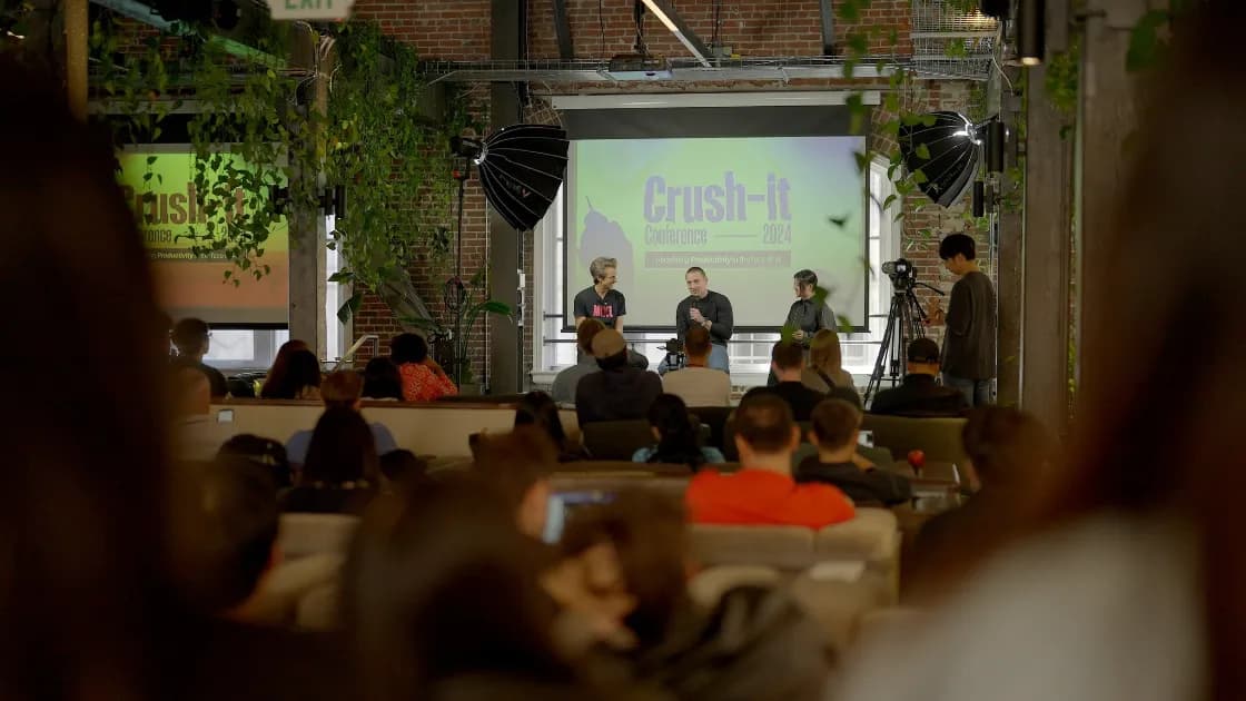 At EO's "Crush-it" event