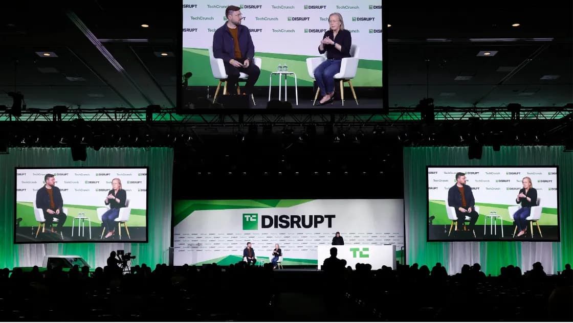 TechCrunch Disrupt stage