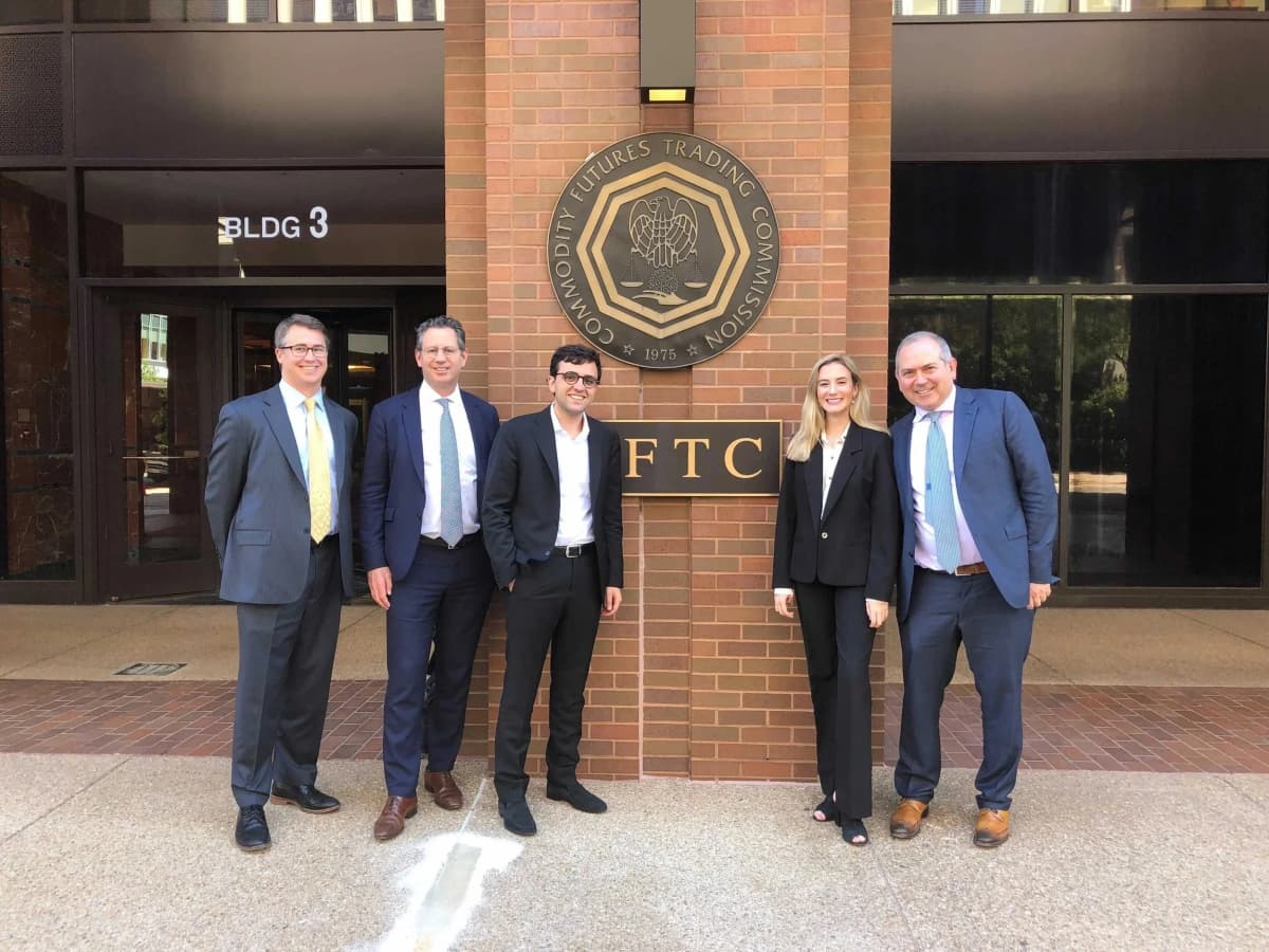 Kalshi team in front of CFTC, Courtesy Kalshi