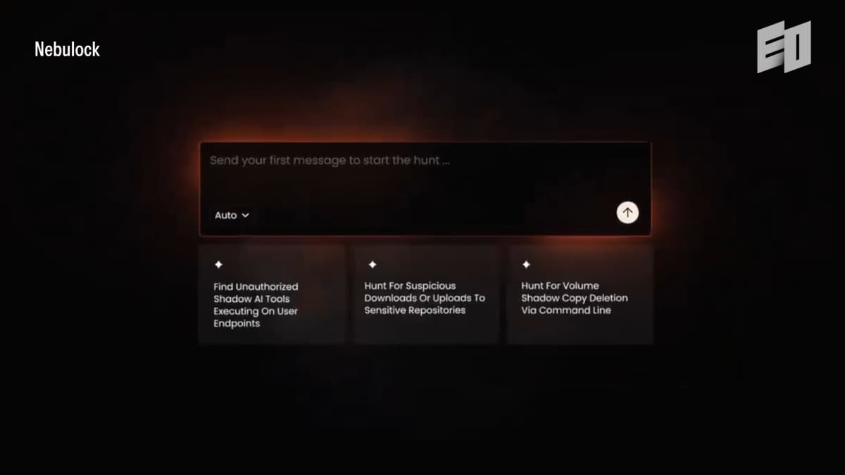 Nebulock product UI. Courtesy of Nebulock