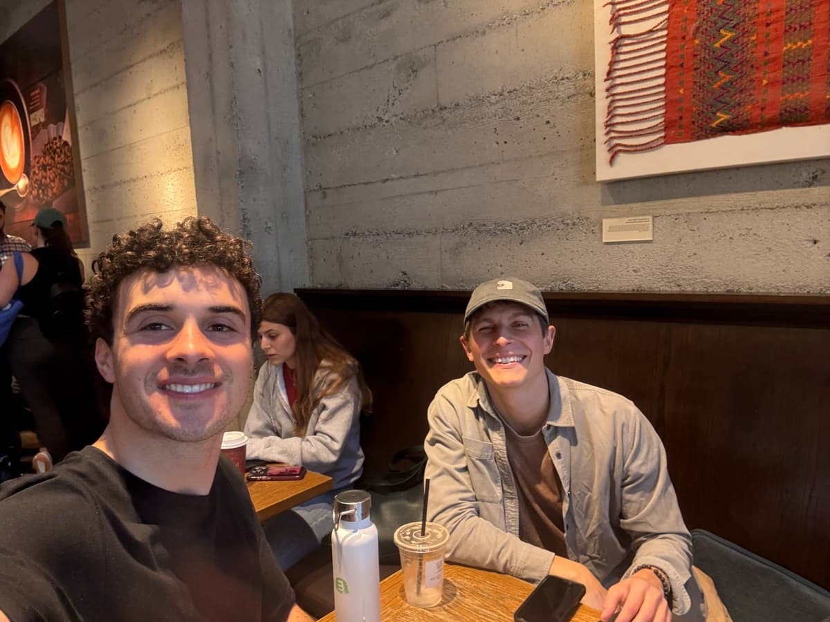 Peter and Nick, source: Peter's LinkedIn