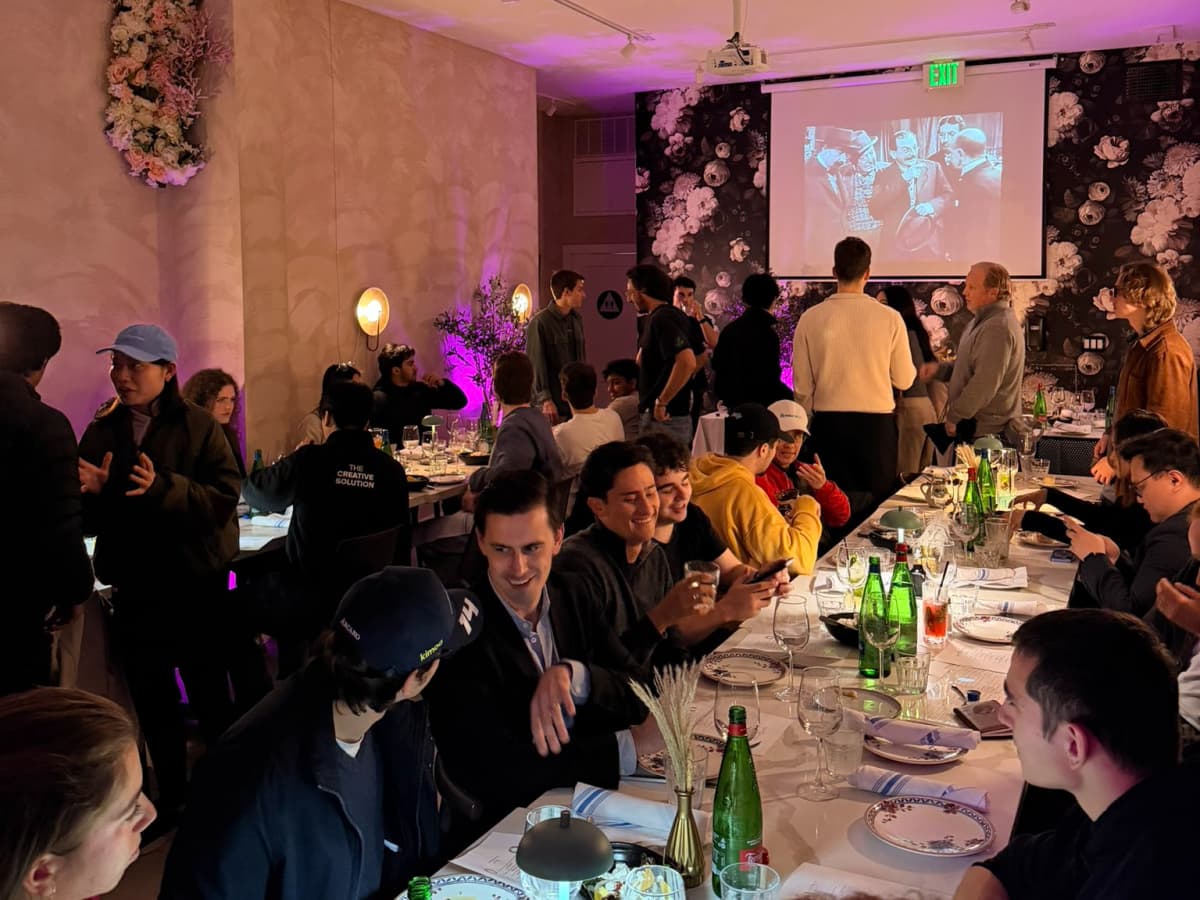 The Residency's resident dinner, source: The Residency X