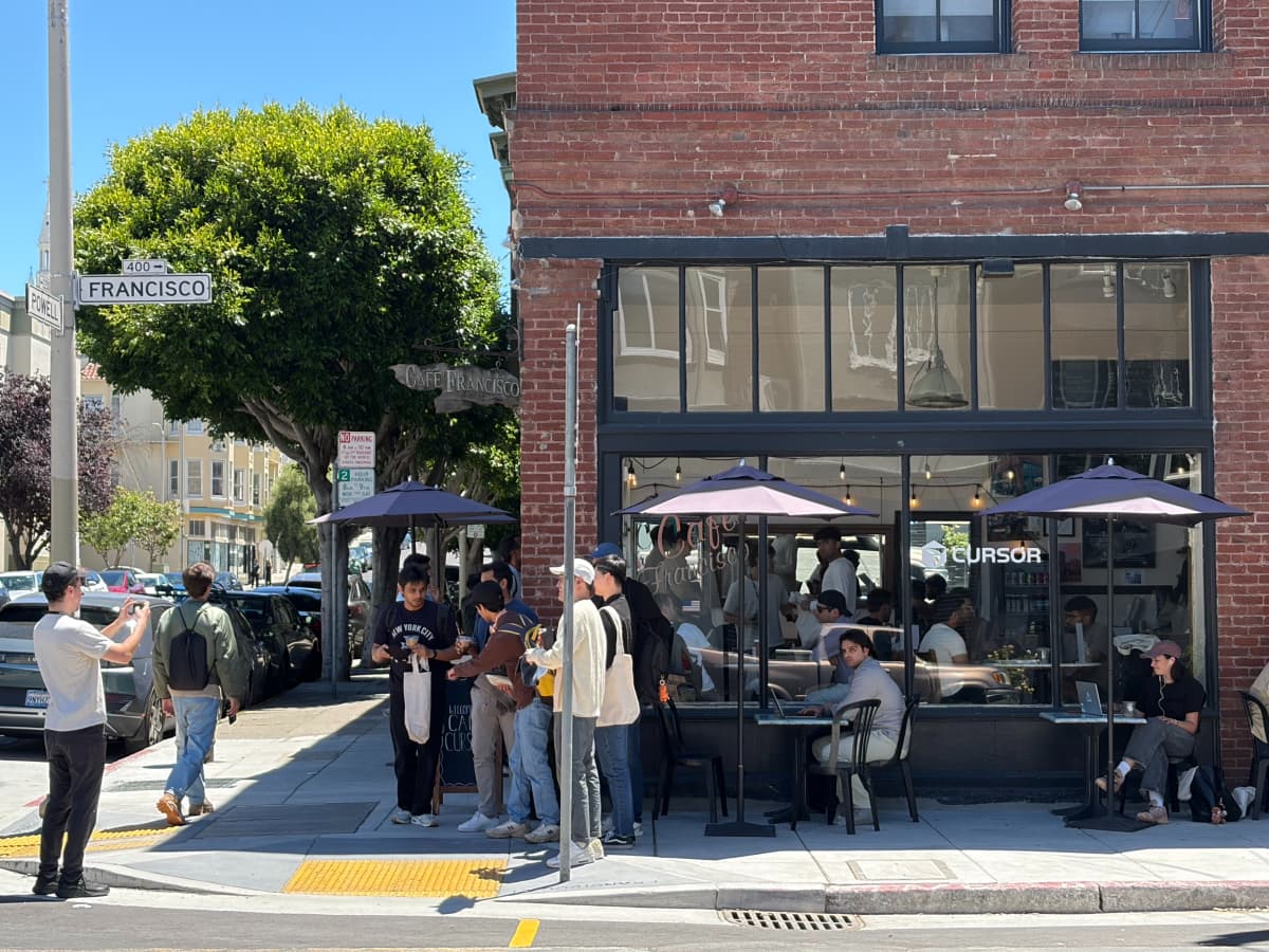 Cafe Cursor in San Francisco. Photo by EO.