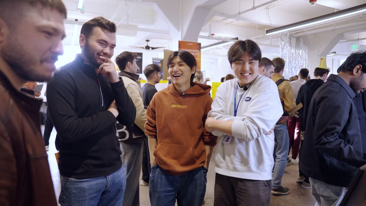 Sume Labs during Founders Inc. demo day. Photo by EO.