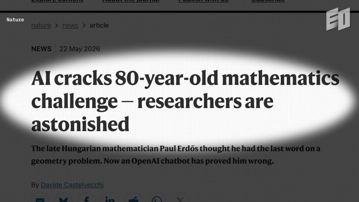 How AI is changing math. Courtesy of Nature