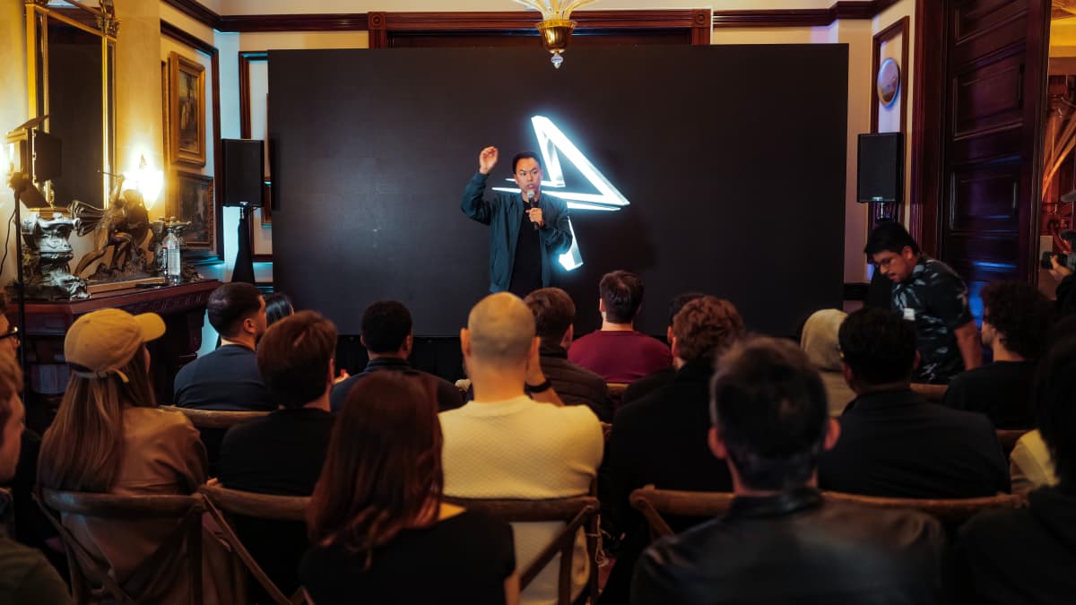 Don Ho giving an opening speech at Lightyear Demoday. Courtesy of Lightyear