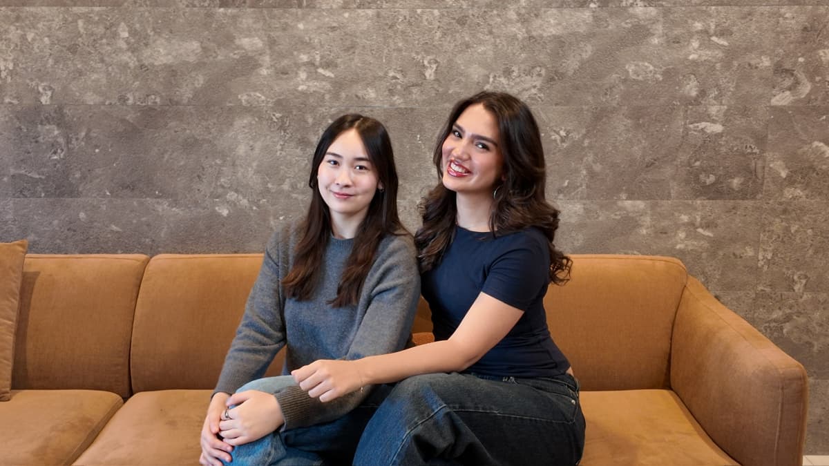 Anantika Mannby, right, and Miki Safronov-Yamamoto, who met at USC and founded FoundHer House as freshmen. Courtesy of FoundHer House.